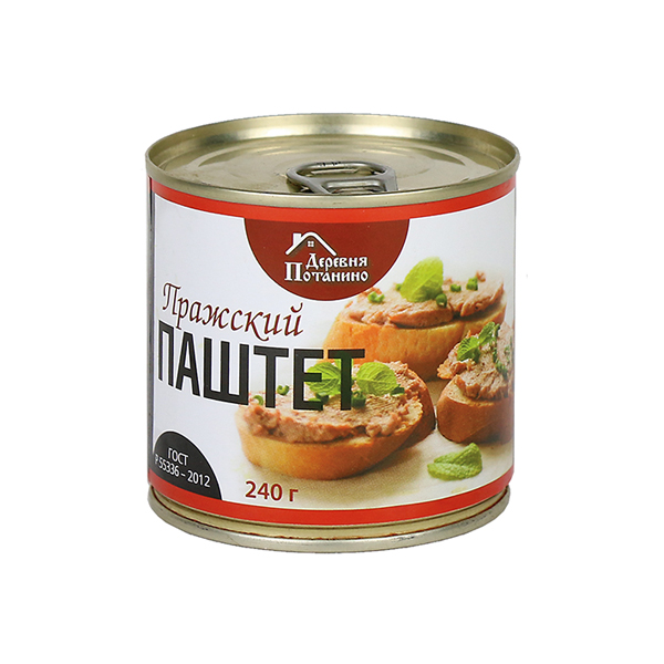 Консервы мясные Паштет "Пражский" (240 г) до 07.2025 и ранее