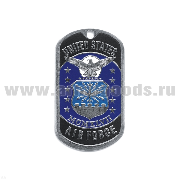 Жетон (нерж. ст., эмал.) U.S. Air force (ВВС)