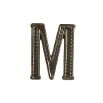 Буква на погоны пласт. "М" защ.