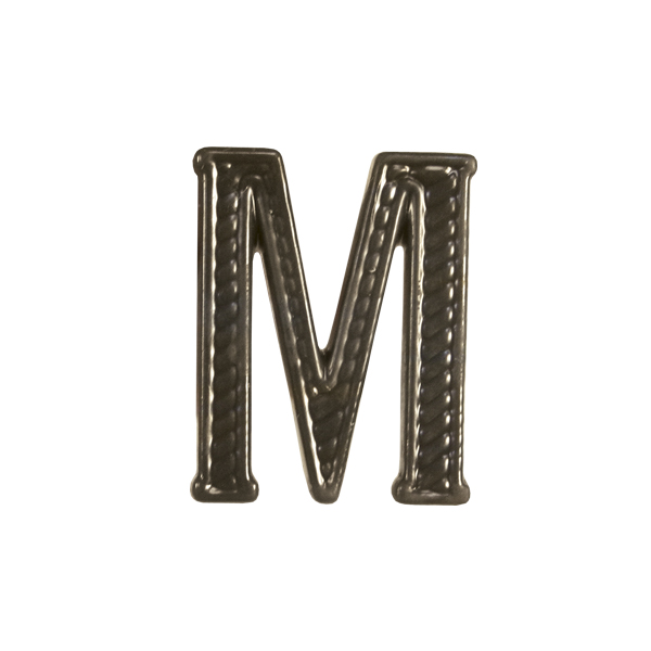 Буква на погоны пласт. "М" защ.