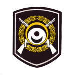 Шеврон пластизолевый ВОХР (глаз) 5-уг.