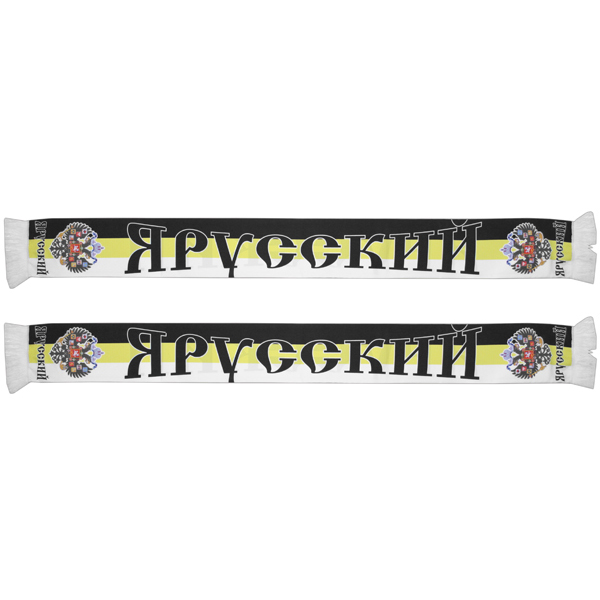 Шарф сувенирный (шелк полиэфирный) Я русский (Я русский)