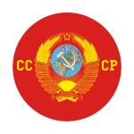 Наклейка круглая (d=10 см) СССР