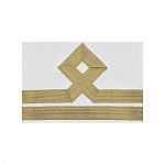 Нарукав. знак различ. Мор. фл. (галун на белом фоне) 5 катег.