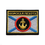 Шеврон вышит. Морская пехота (прямоуг. флаг МП)