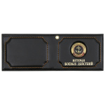 Обложка кожа под удост. Ветеран боевых действий с мет. накладкой МП