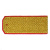 Погоны парад. зол. мет. красн. кант (5,5х13,5 см)