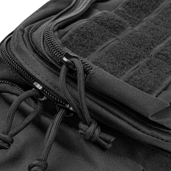 Сумка поясная черная (с системой крепления "MOLLE")