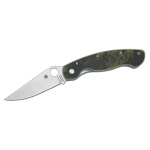 Нож Spyderco раскладной (стальной, рукоятка - пластик кмф)