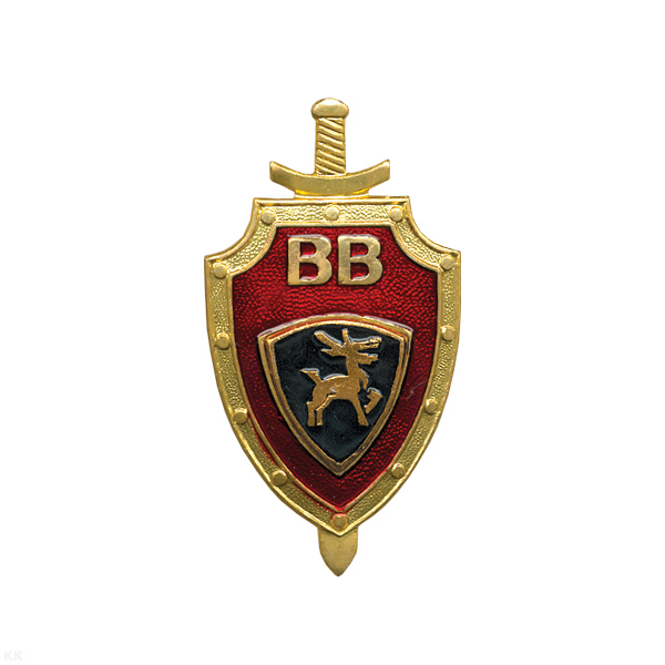 Значок мет. ВВ Олень (серия красн. щит ВВ)