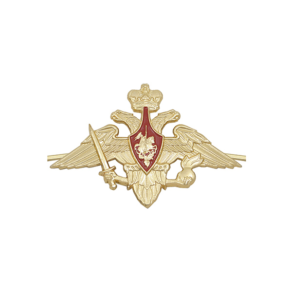 Эмбл. на тулью мет. Сухопутных войск бол.