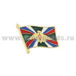 Значок мет. Флажок ФПС РФ (на пимсе) (21 мм)