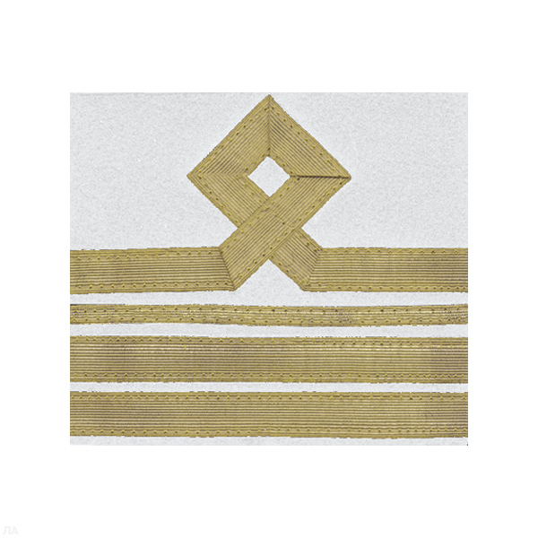 Нарукав. знак различ. Мор. фл. (галун на белом фоне) 8 катег.