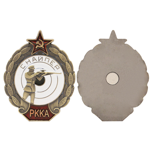 Магнит-значок Снайпер РККА