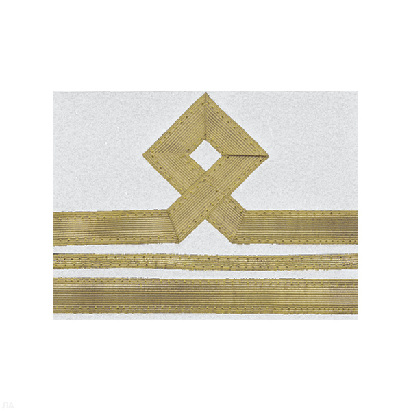 Нарукав. знак различ. Мор. фл. (галун на белом фоне) 6 катег.