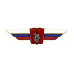 Значок мет. Должностной знак начальника высшего военного училища и профессионального образовательного учреждения (МО)