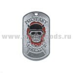 Жетон (нерж. ст., эмал.) Military agressor