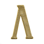 Буква на погоны пласт. "Л" зол. (бол.)