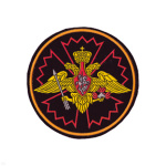 Шеврон пластизолевый Спецназ (210 пр.) гвоздика со стрелой