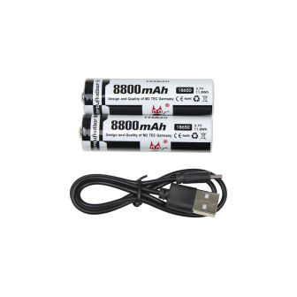 Фонарь налобный (дальность свечения 1000 м) с зарядкой от USB (FA-002M/FA-003M-P50)