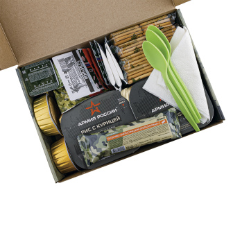 Сухпаек Армейские будни Солдатский (КНПС-У) срок годности до 05.2026