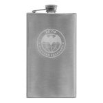 Фляга нерж/ст с лазерной гравировкой Военная разведка (8, 9 или 10 OZ;  240, 270 или 300 мл)