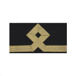 Нарукав. знак различ. Мор. фл. (галун на черном фоне) 4 катег.