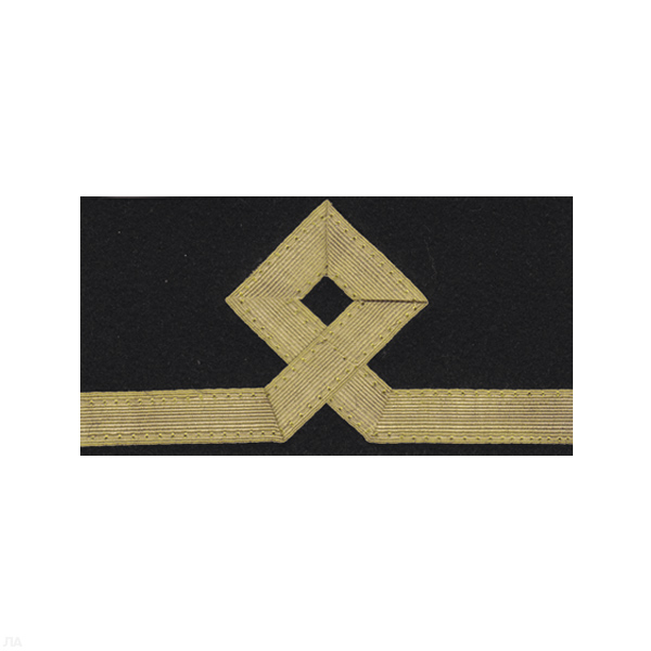 Нарукав. знак различ. Мор. фл. (галун на черном фоне) 4 катег.