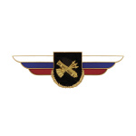 Значок мет. Должностной знак командира бригады и ей равного соединения войсковой противовоздушной обороны (№40)