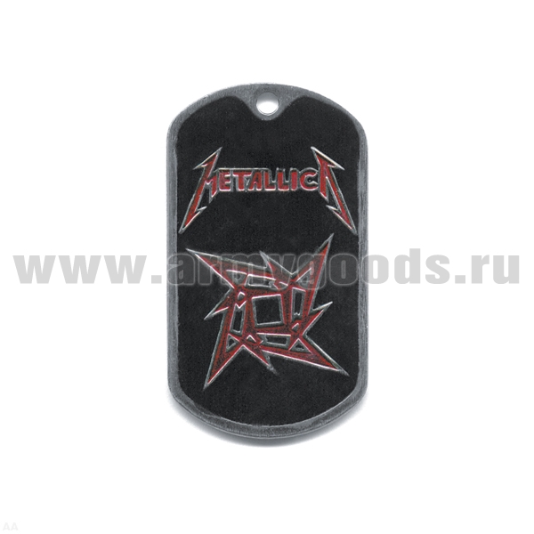 Жетон (нерж. ст., эмал.) Metallica