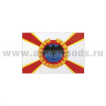 Флаг Военной разведки РФ (летучая мышь, белый фон) (90х180 см)