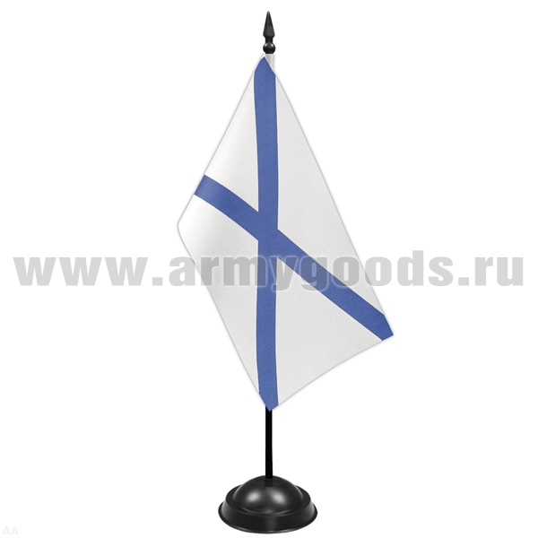 Флажок настол. на подставке (10х20 см) Андреевский
