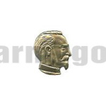 Значок мет. Дзержинский (голова на пимсе) h=1.4 см