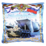 Подушка шелковая (32x32 см) Морская пехота