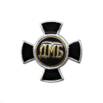 Значок мет. ДМБ (черн.) крест