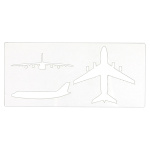 Трафарет тактический (205х95 мм) Ан-124 "Руслан"