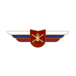 Значок мет. Должностной знак камандира учебной части сухопутных войск (№24)