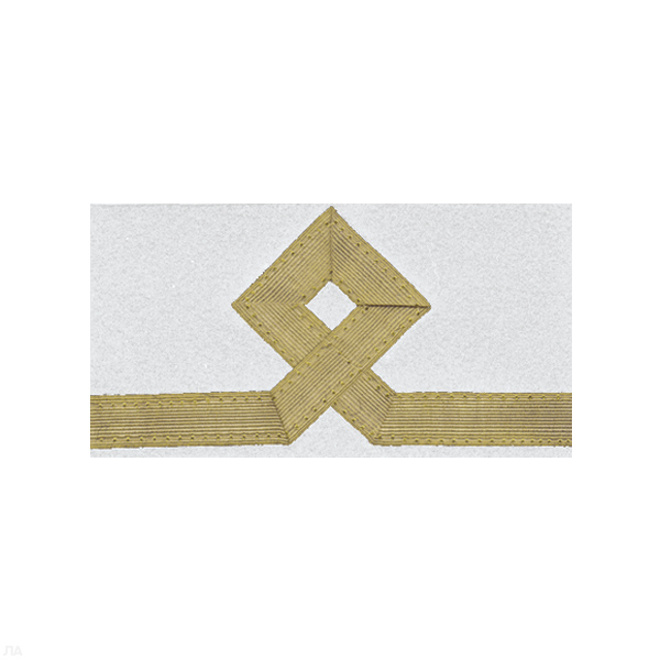 Нарукав. знак различ. Мор. фл. (галун на белом фоне) 4 катег.