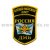 Шеврон вышит. Россия ВМФ ДМБ (5-уг. с дугой) люрекс