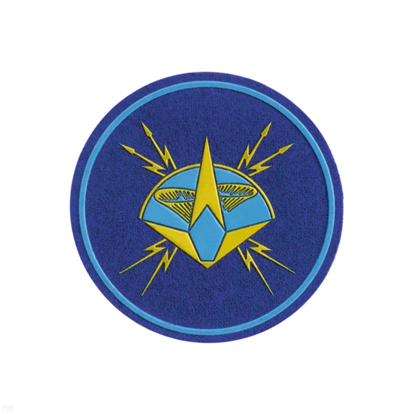 Шеврон пластизолевый В.ч. № 30107 космических войск (г. Мирный Архангельская обл.)