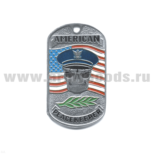Жетон (нерж. ст., эмал.) American Peacekeeper