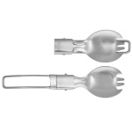 Ловилка (ложка-вилка) складная (нерж. сталь) в чехле