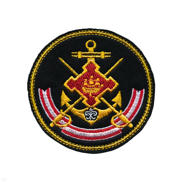 Шеврон вышит. Ленинградская ВМБ