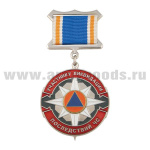 Медаль Участнику ликвидации последствий ЧС (на прямоуг. планке (лента)