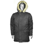 Кртк зим. Штабная черная ("таслан" 100% п/э / синтепон 400 гр/м2) р-ры с 62