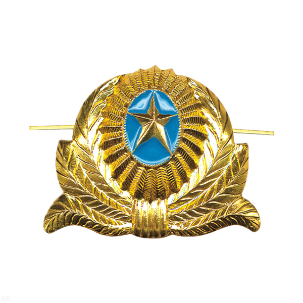 Кокарда мет. Казахстан (со звездой) офиц. бол.