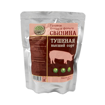 Консервы обеденные Свинина тушеная высший сорт (325 г) (готовое блюдо в фольге) до 07.2025 и ранее
