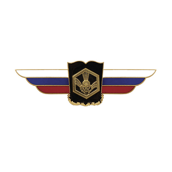 Значок мет. Должностной знак начальника военной академии (РХБЗ)