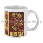 Кружка фарф. (0,3 л) National Team Russia (матрешки)