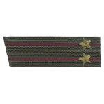 Погоны ВВ оливк. с 2 крапов. просв., вышит. канителью (подполковник) со скосом